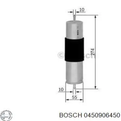 Comprar 0450906450 Bosch Filtro diesel