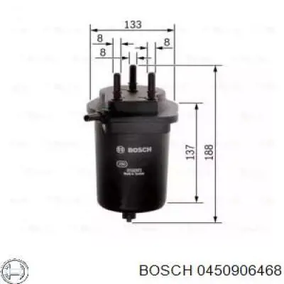 Comprar 0450906468 Bosch Filtro diesel