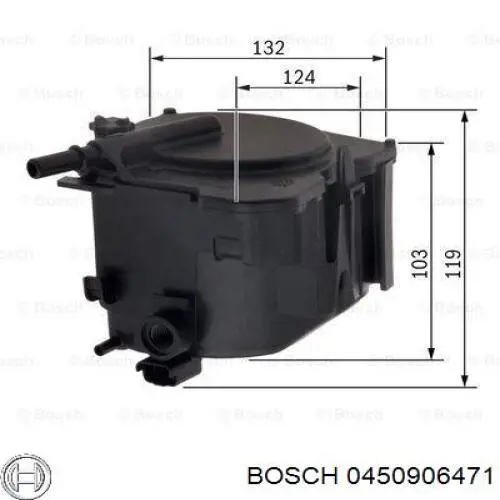 0450906471 Bosch filtro combustible