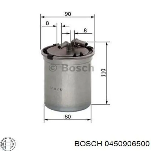 0 450 906 500 Bosch filtro combustible