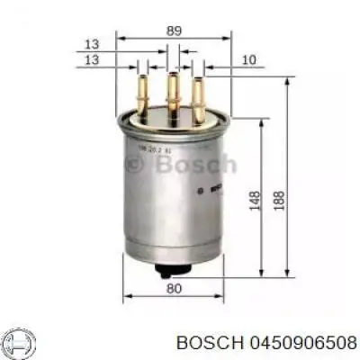 Filtro combustible Jaguar X-type CF1