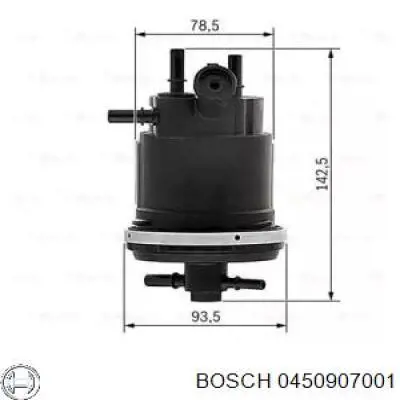 0450907001 Bosch Filtro de gasolina
