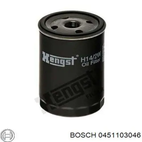 0451103046 Bosch filtro de aceite