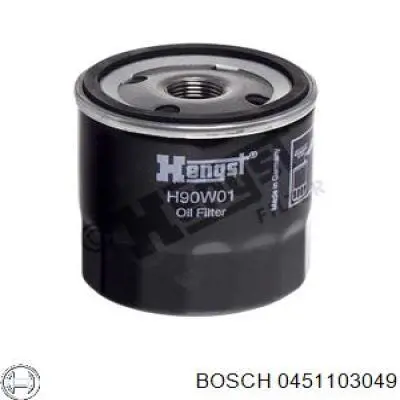 0451103049 Bosch filtro de aceite