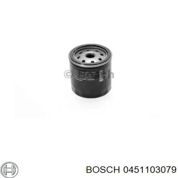 0451103079 Bosch Filtro aceite