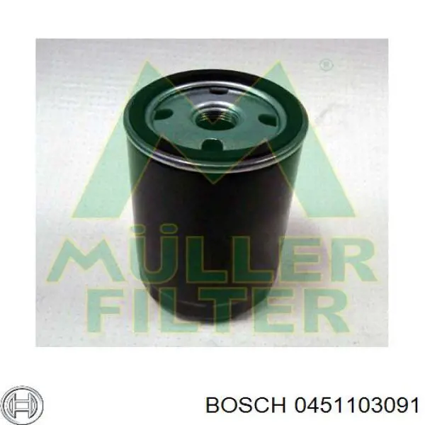0451103091 Bosch filtro de aceite