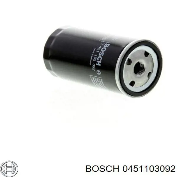 0 451 103 092 Bosch filtro de aceite