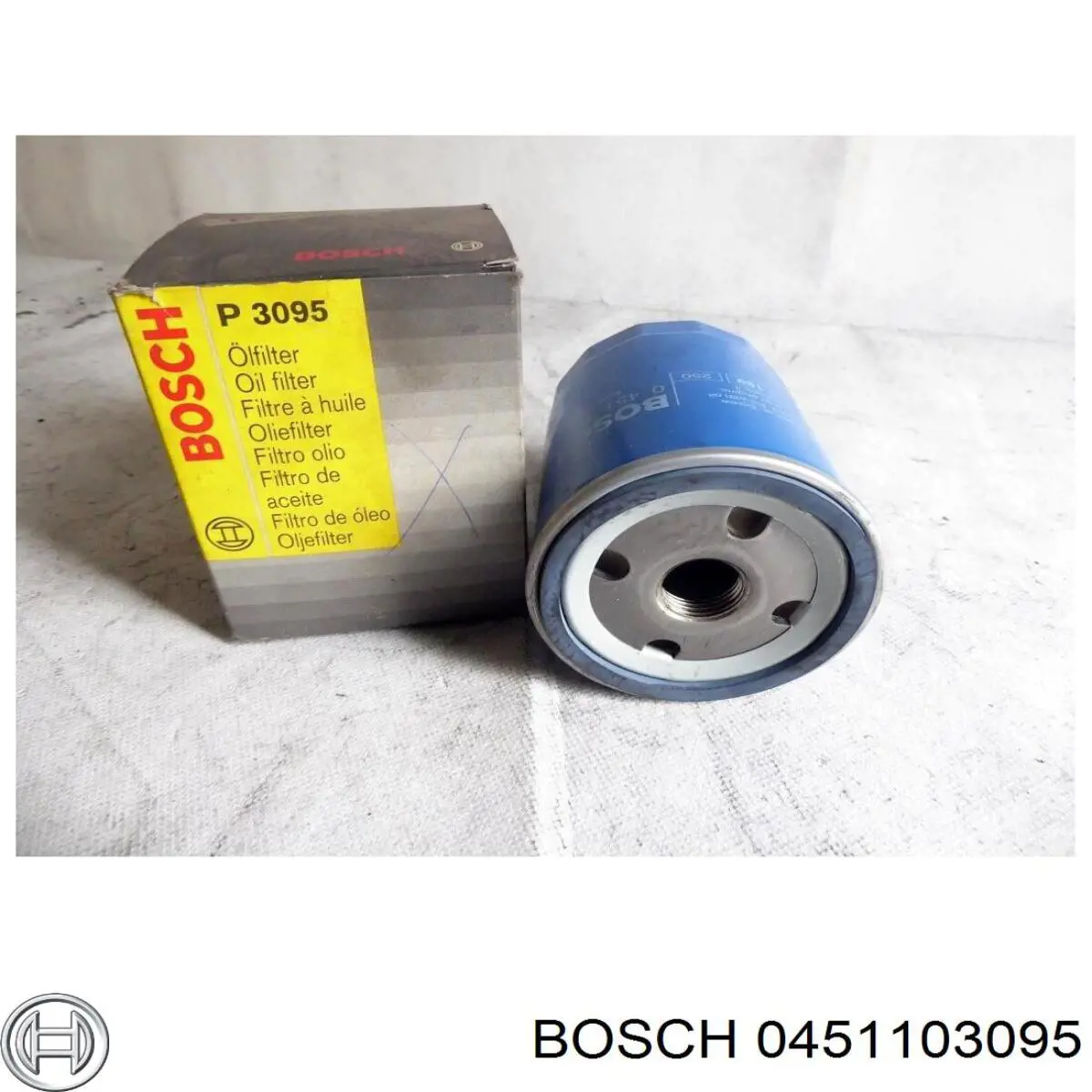 0451103095 Bosch filtro de aceite