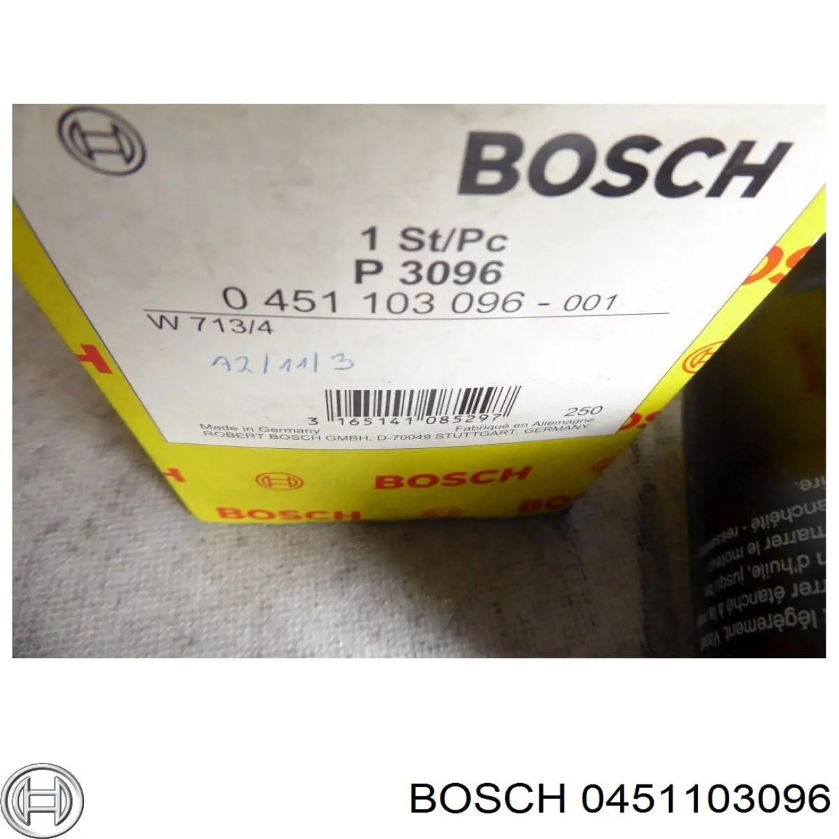 0451103096 Bosch filtro de aceite