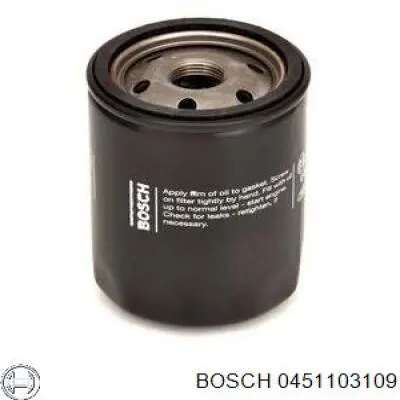 0451103109 Bosch filtro de aceite