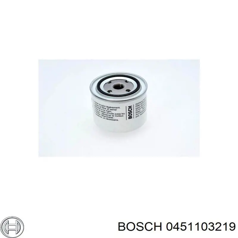 0 451 103 219 Bosch filtro de aceite