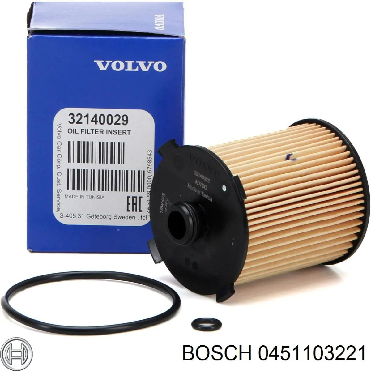 0451103221 Bosch filtro de aceite