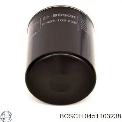 0451103238 Bosch filtro de aceite