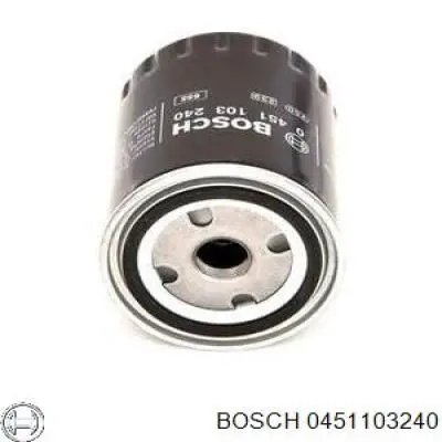 0451103240 Bosch filtro de aceite