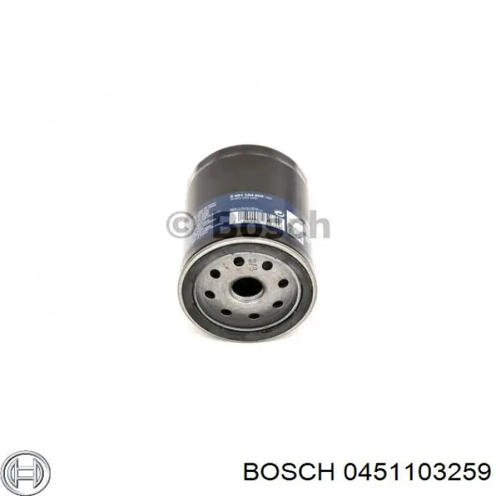 Filtro de aceite 0451103259 Bosch