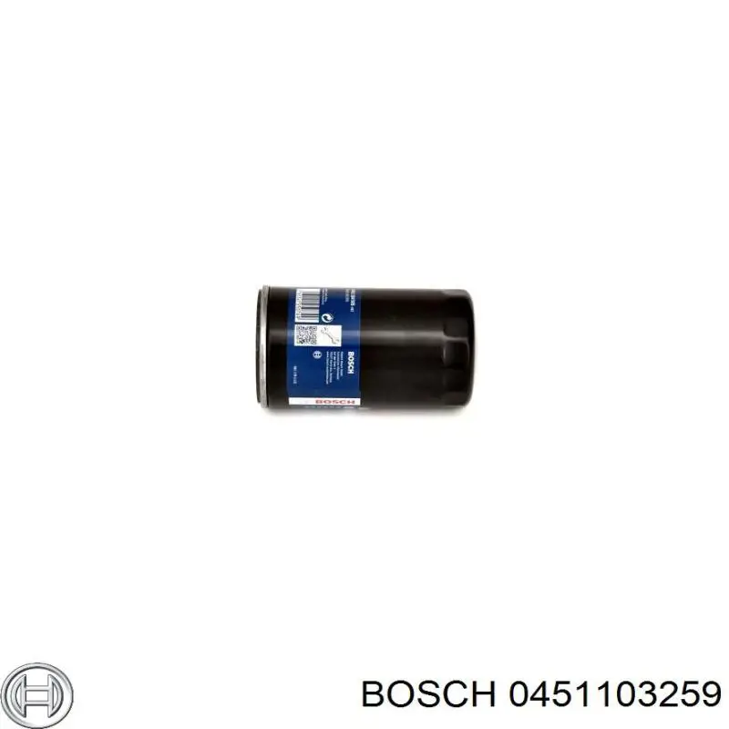 0 451 103 259 Bosch filtro de aceite