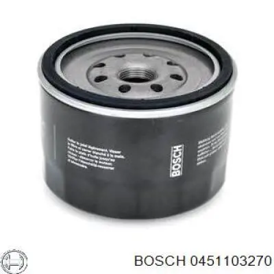 0451103270 Bosch filtro de aceite