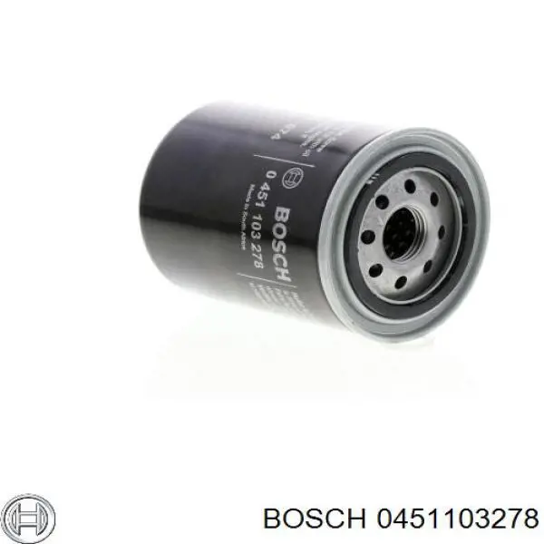 0451103278 Bosch filtro de aceite