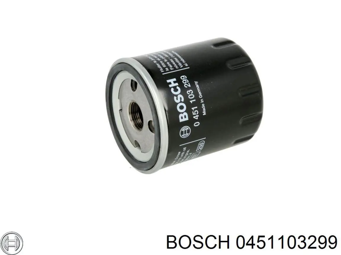 0451103299 Bosch filtro de aceite