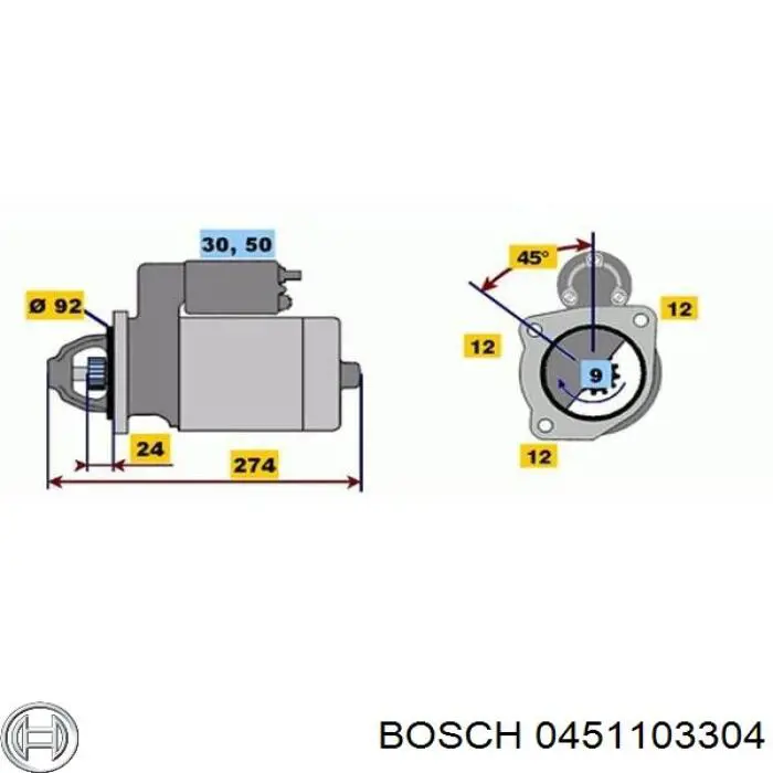Filtro de aceite Bosch 0451103304 precio, desde 5,61 EUR