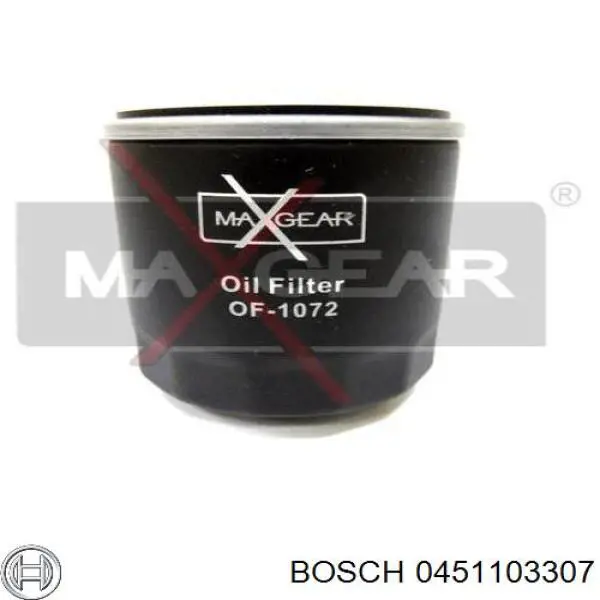 0 451 103 307 Bosch filtro de aceite