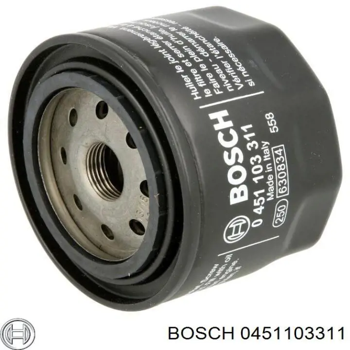 0 451 103 311 Bosch filtro de aceite