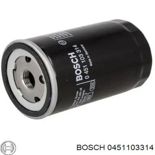 0 451 103 314 Bosch filtro de aceite