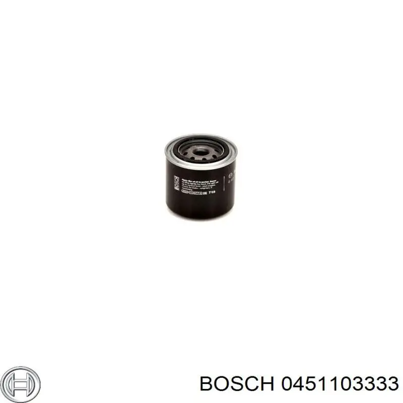 0 451 103 333 Bosch filtro de aceite