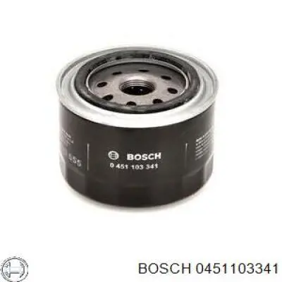 0451103341 Bosch filtro de aceite