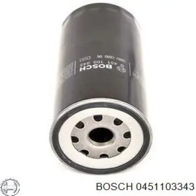 0451103343 Bosch filtro de aceite