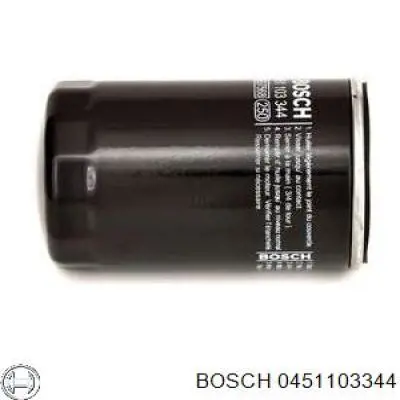 0451103344 Bosch Filtro aceite