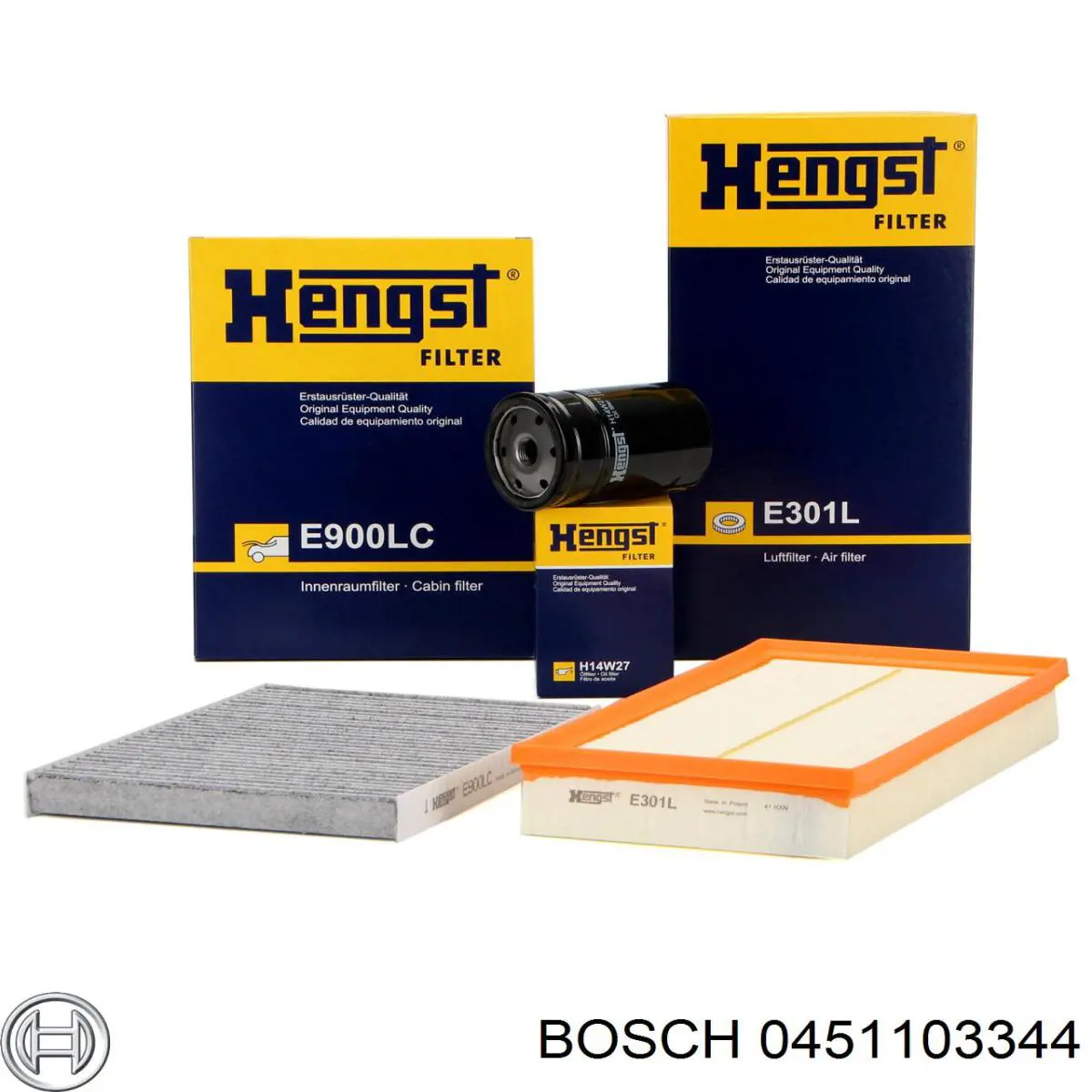 Filtro de aceite 0451103344 Bosch
