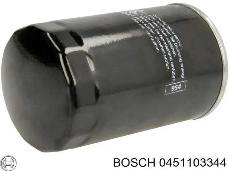 0451103344 Bosch filtro de aceite