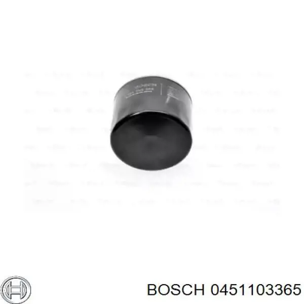 0 451 103 365 Bosch filtro de aceite