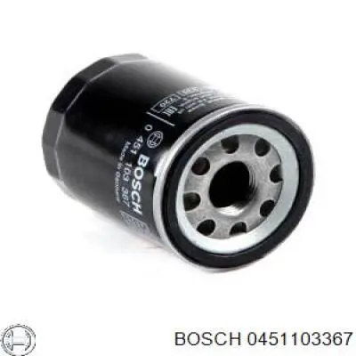0451103367 Bosch filtro de aceite