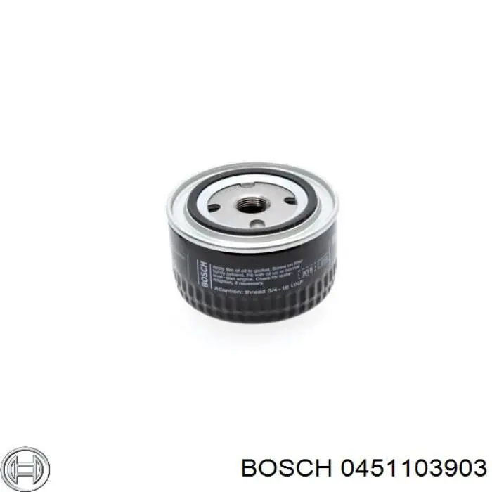 0451103903 Bosch filtro de aceite