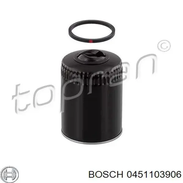 0451103906 Bosch filtro de aceite