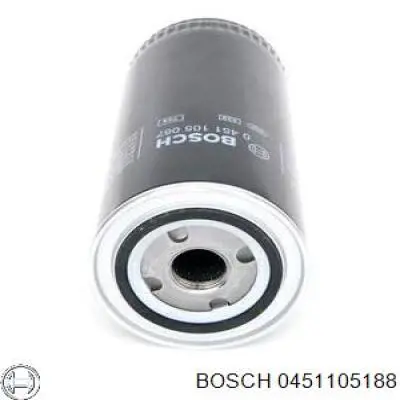 0 451 105 188 Bosch filtro hidráulico