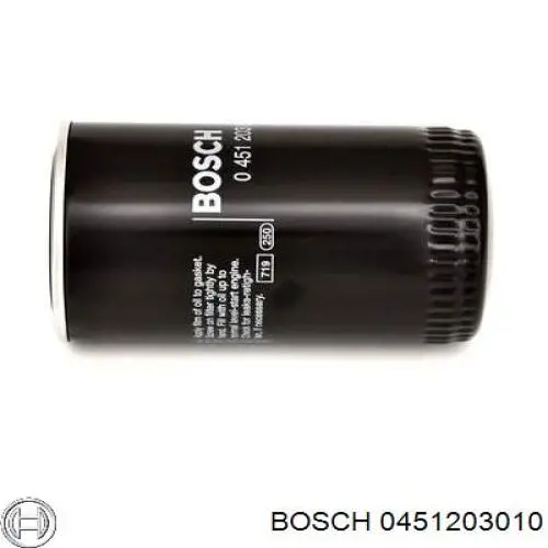 0 451 203 010 Bosch filtro de aceite