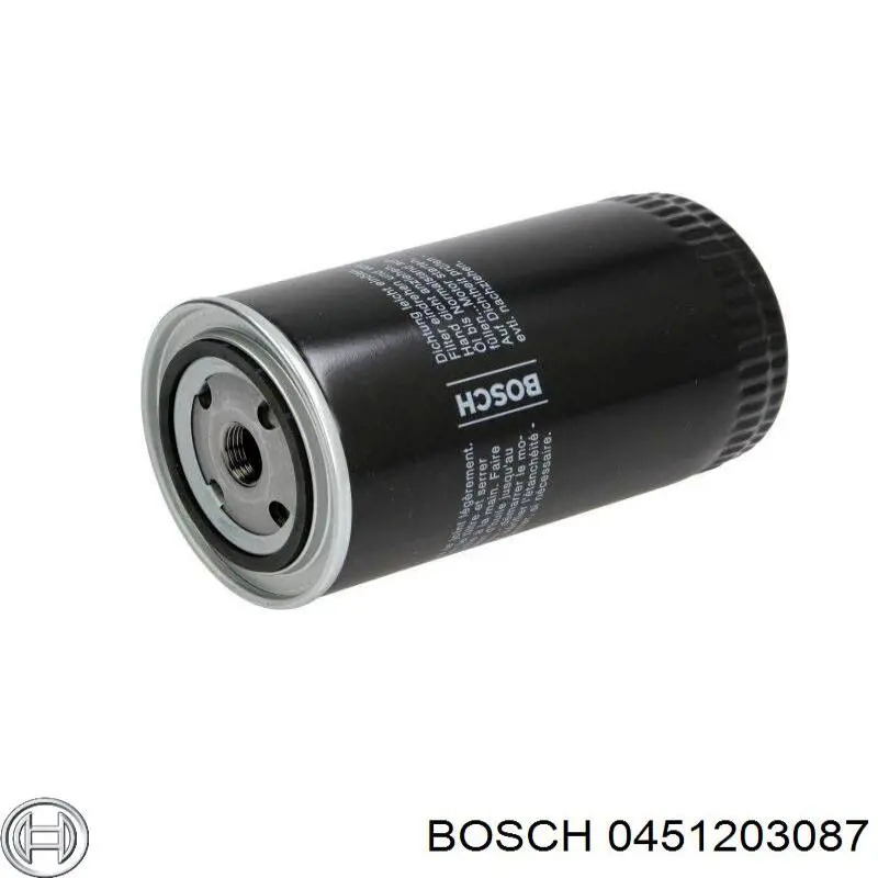 0 451 203 087 Bosch filtro de aceite