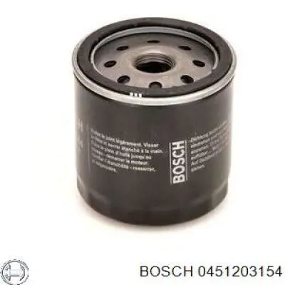 Filtro de aceite 0451203154 Bosch
