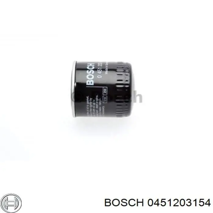0451203154 Bosch filtro de aceite