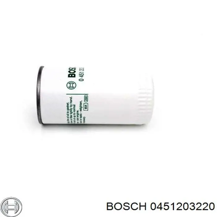 Filtro de aceite 0451203220 Bosch