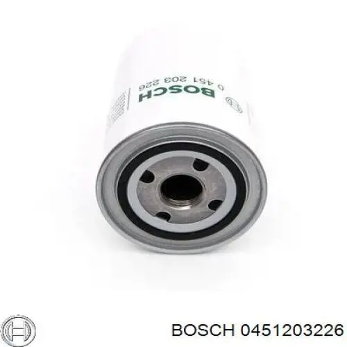 Filtro hidráulico, transmisión automática Bosch 0451203226