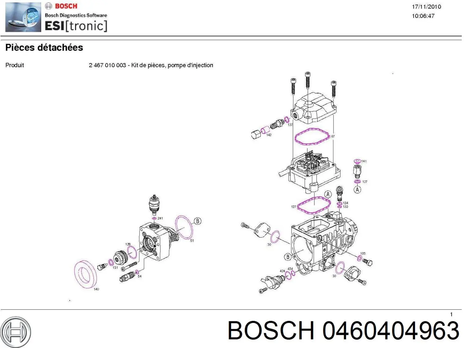 Comprar 5003717AA Chrysler Bomba inyectora