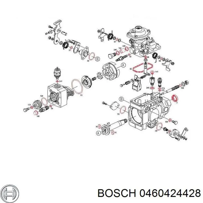 Bomba de alta presión Bosch 0460424428