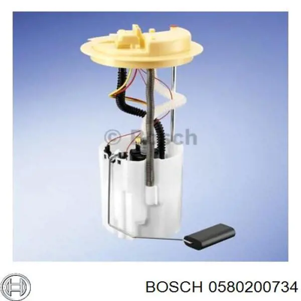 0580200734 Bosch módulo alimentación de combustible