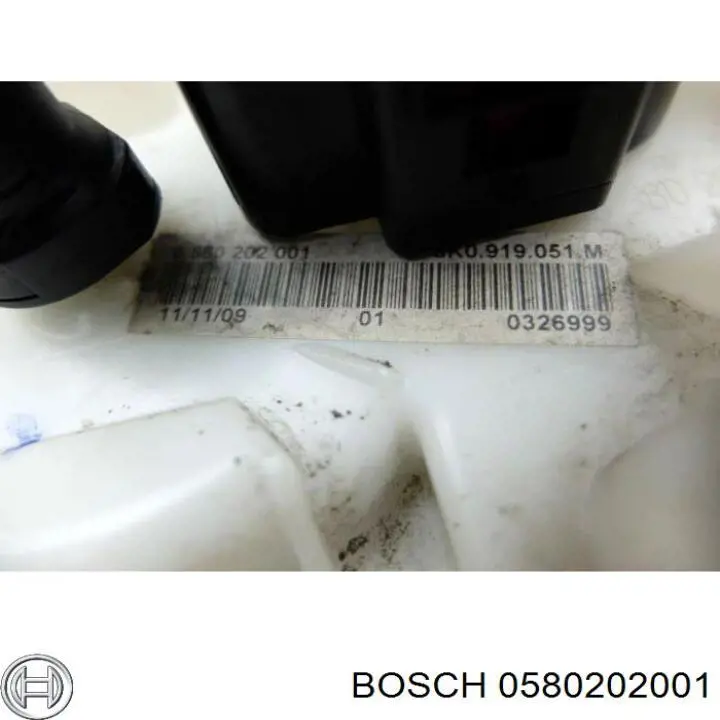 0580202001 Bosch módulo alimentación de combustible