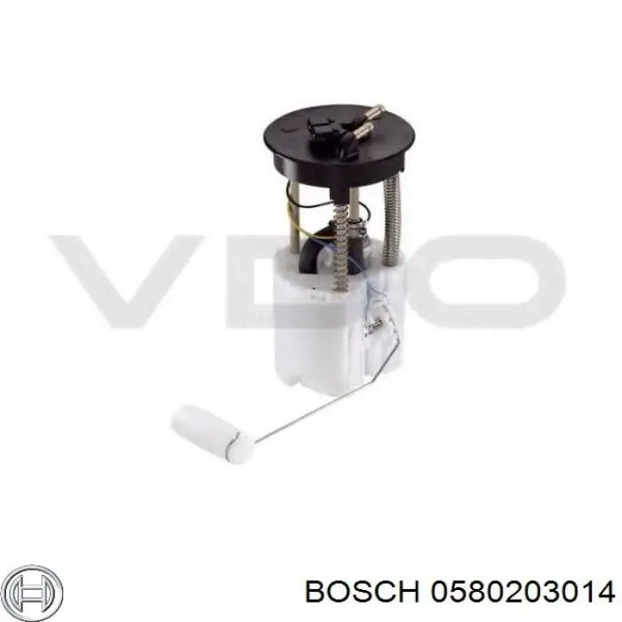 0 580 203 014 Bosch módulo alimentación de combustible