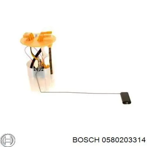 0580203314 Bosch módulo alimentación de combustible